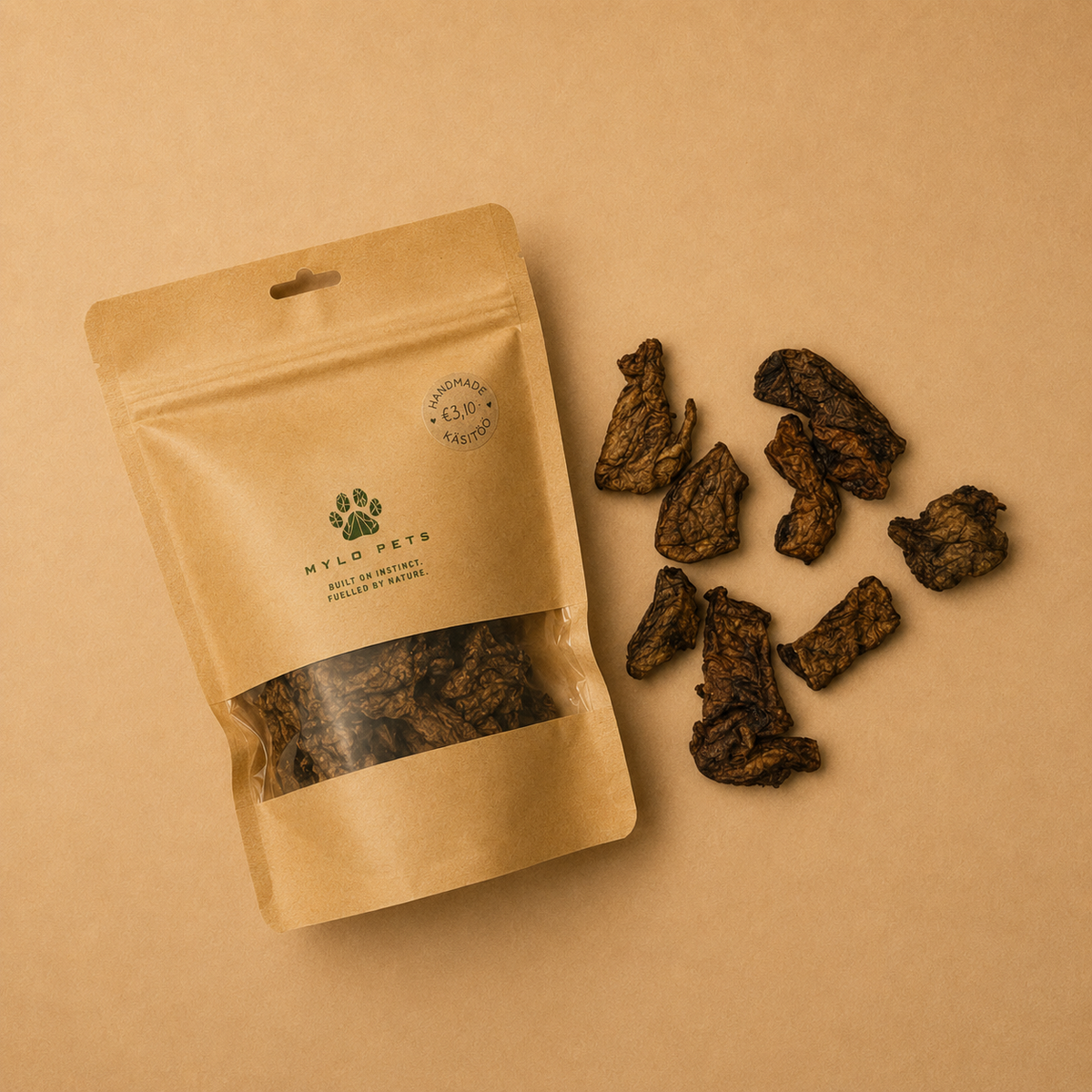 100% Natural Beef Lung — 100g