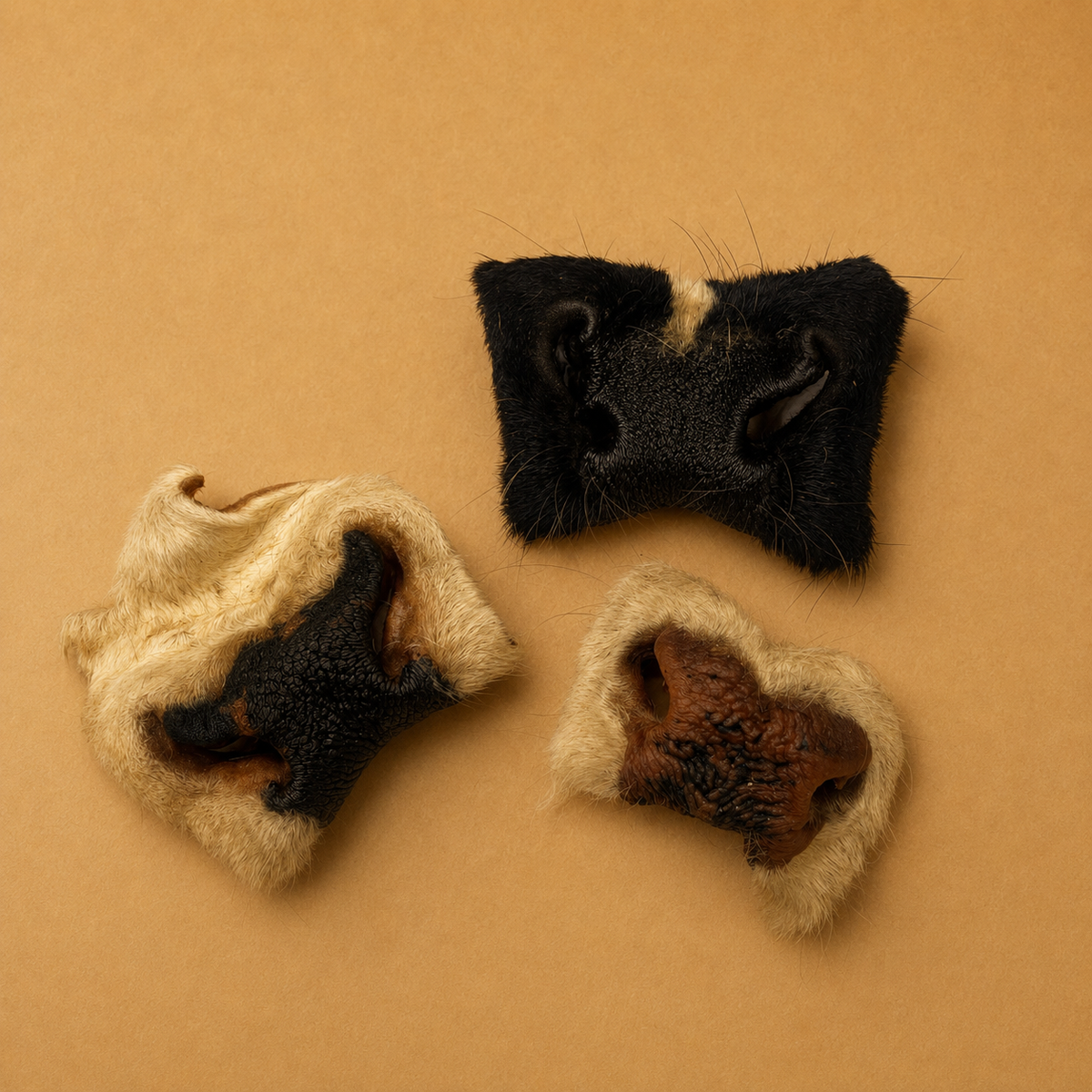 100% Natural Beef Nose with Fur— 1 pcs
